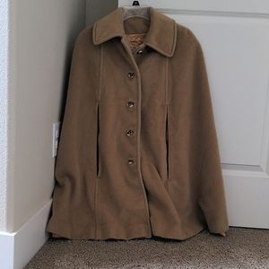 Pendleton Wool Sleeveless Button Up "Blanket Coat" no sleeves